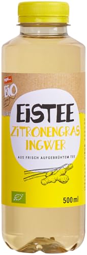 tegut... Bio zum kleinen Preis Bio Eistee Zitronengras Ingwer, 12 x 500ml von tegut… Bio