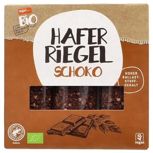 tegut… Bio zum kleinen Preis Haferriegel Schoko, 105 g von tegut... Bio