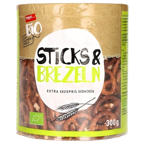 tegut… Bio zum kleinen Preis Sticks + Brezeln, 300 g von tegut… Bio