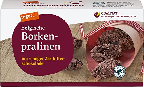 tegut... Belgische Borkenpralinen in dunkle Schokolade, 1 x 175 g von tegut…