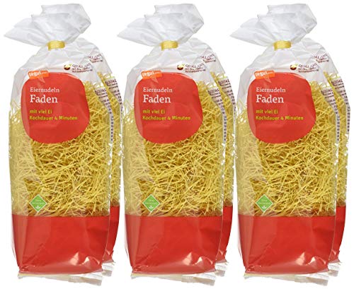 tegut... Eiernudeln Faden, 6er Pack (6 x 250 g) von tegut…