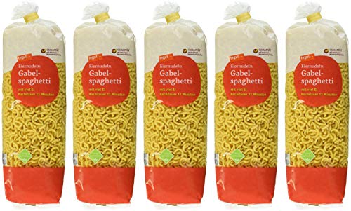 tegut... Eiernudeln Gabelspaghetti, 5er Pack (5 x 500 g) von tegut…