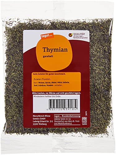 tegut... Gewürzeküche Thymian, 1 x 25 g von tegut…