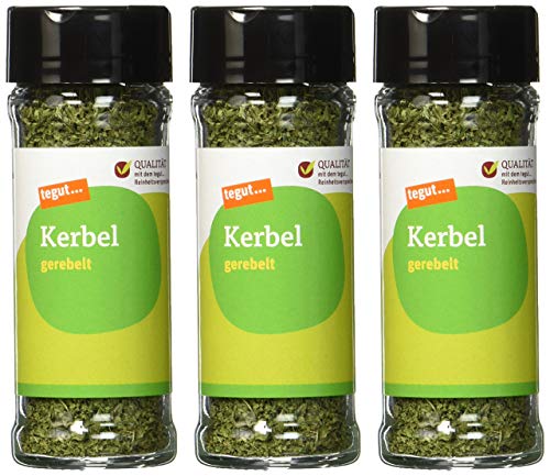 tegut... Kerbel gerebelt Gewürz, 3er Pack (3 x 8 g) von tegut…