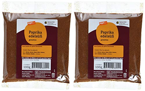 tegut... Paprika edelsüß Gewürz, 2er Pack (2 x 100 g) von tegut…