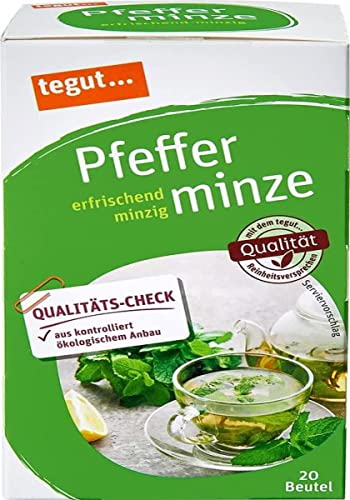 tegut… Pfefferminztee, 20 Beutel, 40 g von tegut…