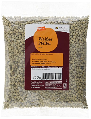 tegut... Weißer Pfeffer ganz, 1 x 250 g von tegut…