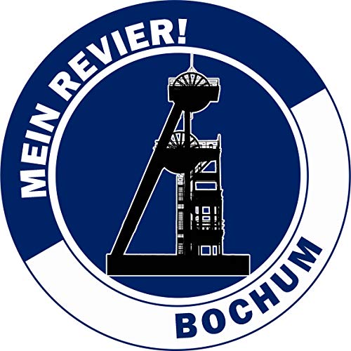 Essbarer Tortenaufleger Bochum "Mein Revier" // Kuchendekoration Bochum, Ruhrpott, Pott, Zeche // (Oblatenpapier) von tolle-tortenaufleger