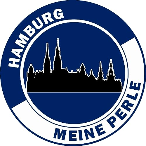 Essbarer Tortenaufleger Hamburg "Meine Perle" // Kuchendekoration Hansestadt Hamburg (Oblatenpapier) von tolle-tortenaufleger