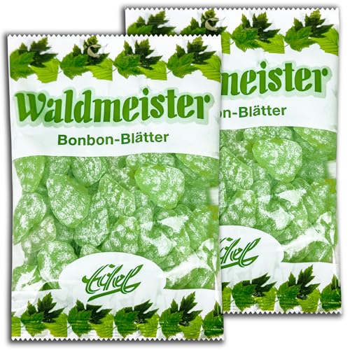 2 er Pack Edel Waldmeister Bonbon-Blätter 2x 125g von topDeal