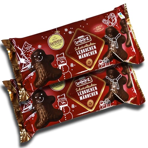 2 er Pack Lambertz LEBKUCHENMÄNNCHEN Zartbitter 2 x 200g von topDeal