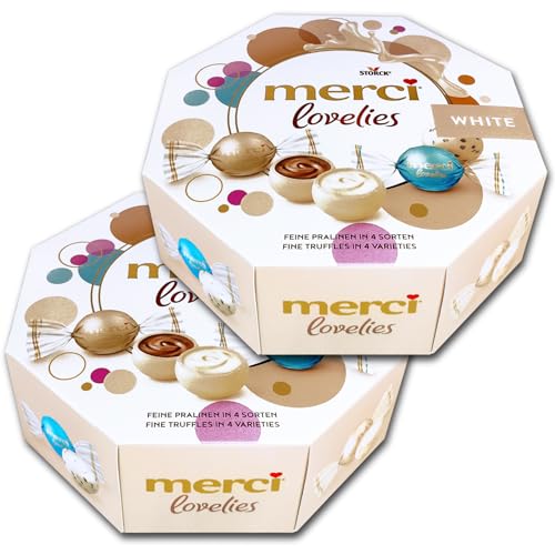 2 er Pack Merci Lovelies White 2 x 185g von GREAT BRITISH TRADING LIMITED