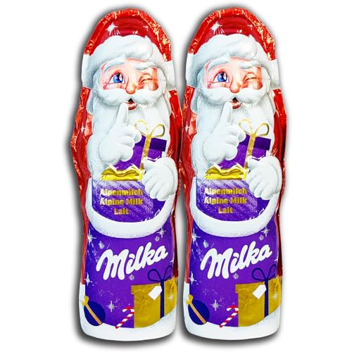 2 er Pack Milka Weihnachtsmann Alpenmilch 2x 45g von topDeal