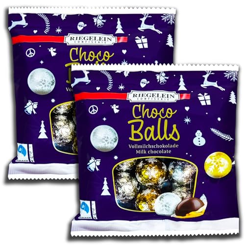 2 er Pack Riegelein Choco Balls/Schneebälle Schokolade 2 x 100g von topDeal