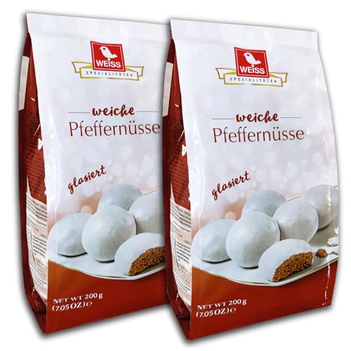 2 er Pack Weiss Pfeffernüsse 2x 200g von topDeal