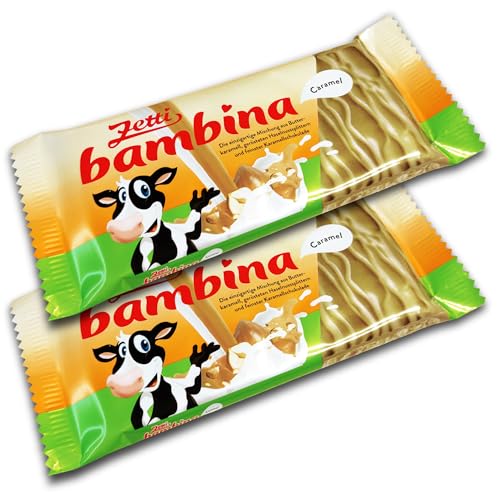 2 er Pack Zetti bambina weiß CARAMEL 2 x 90 g von topDeal