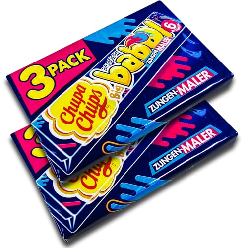 2x 3 er Pack Chupa Chups Big babol Zungenmaler Kaugummi von topDeal