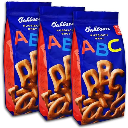 3 er Pack Bahlsen ABC Russisch Brot 3 x 100g von Dttra