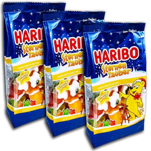 3 er Pack Haribo Sternen Zauber 3 x 250g Weihnachts Haribo von topDeal