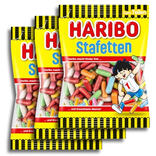 3 er Pack Stafetten 3x 160g Lakritz-Dragees von topDeal