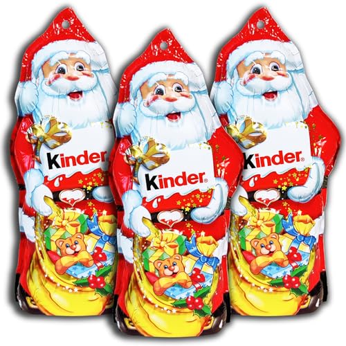 3 er Pack kinder Schokolade Weihnachtsmann 3 x 55 g von SANQIZ