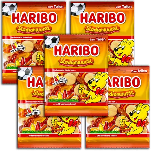 TOPDeal 5 er Pack Haribo Stadionwurst 5 x 175g von topDeal