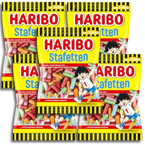 5 er Pack Stafetten 5 x 160 g Lakritz-Dragees von topDeal