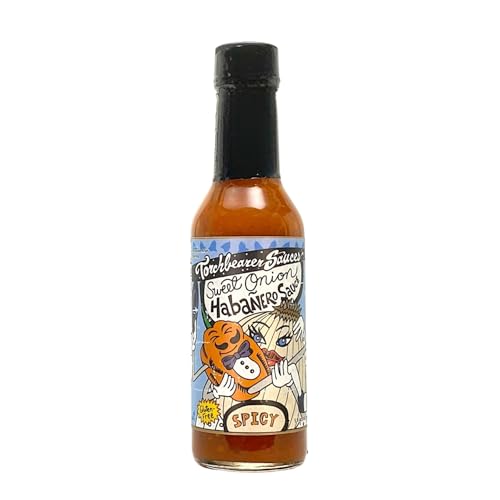 Torchbearer Sweet Onion Habanero – Süß, würzig & feurig | Mit Habanero & Scorpion Peppers | Natürlich, vegan & ohne künstliche Zusätze | Perfekt für Pizza, Mac & Cheese & mehr | 142g von torchbearer sauces