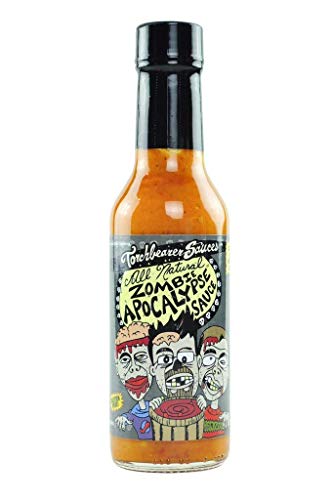 Torchbearer Zombie Apocalypse – Extrem scharfe Ghost Chili Sauce | 500.000 Scoville | Natürlich, vegan & ohne Extrakte | Perfekt für Wings, Tacos & mehr | 142g von torchbearer sauces