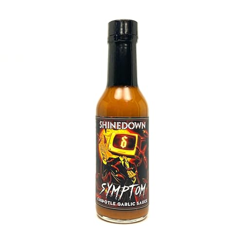 Torchbearer Shinedown Symptom Chipotle Garlic Hot Sauce – Rauchig, Knoblauchig und Scharf | 142g – 100% Natürliche, vegane Zutaten | Mittlere Schärfe von torchbearer sauces