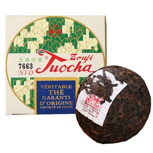 Yunnan Tuocha Zouji Nature Tuocha Tee - Post-fermentierte Nester - Version 2019-100g - Tee aus China mit Garantierter Herkunft von tuocha