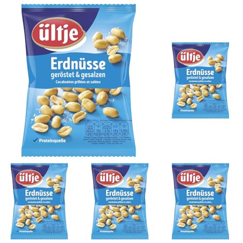 ültje Erdnüsse geröstet & gesalzen (1 x 200 g) (Packung mit 5) von ültje