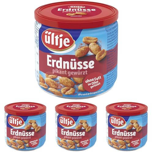 ültje Erdnüsse pikant, 180 g (Packung mit 4) von ültje