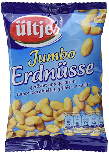 ültje Jumbo Erdnüsse geröstet und gesalzen, 2er Pack (2 x 200 g) von ültje