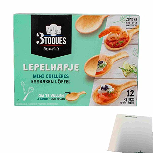 3 Toques 12 Lepelhapje (42g Packung essbare Löffel) + usy Block von usy