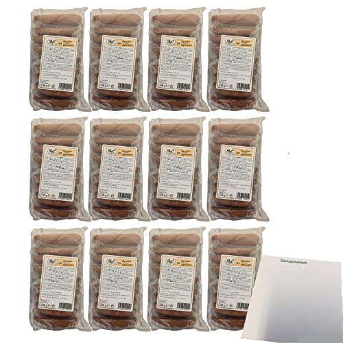 B&C Speculoos Spekulatius (12x350g Packung mit je 9 Keksen) + usy Block von usy