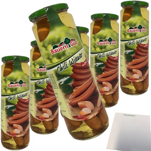 Bauerngut Chiliwiener Wienerwürstchen 6er Pack (6xATG 300g) + usy Block von usy