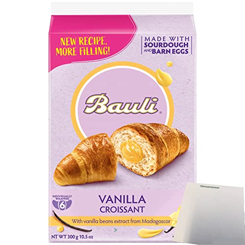 Bauli Capriccio alla Crema Croissants mit Vanillefüllung 300g + usy Block von usy