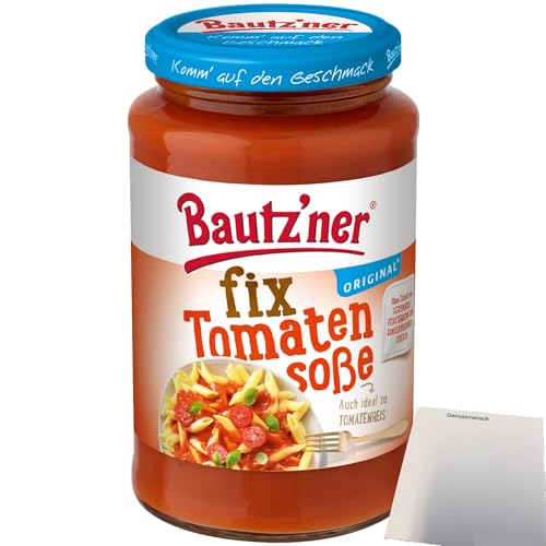 Bautz´ner Fix Tomatensoße schnell und lecker (400ml Glas) + usy Block von usy