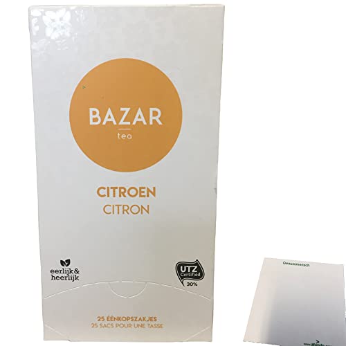 Bazar Zitronen Tee (37,5g Packung) + usy Block von usy