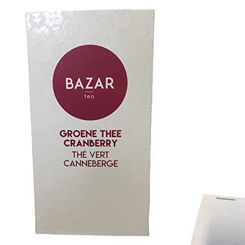 Bazar grüner Tee Preiselbeere (37,5g Packung) + usy Block von usy