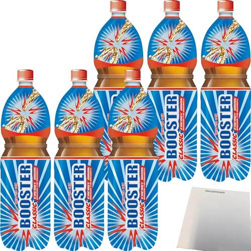 Booster Energy Drink Original PET DPG (6x1,5L Flasche) + usy Block von usy