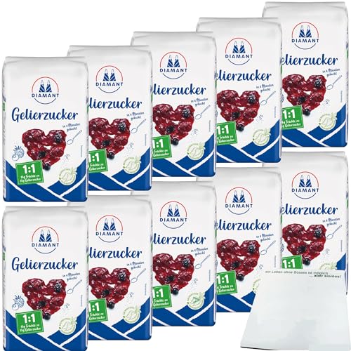 Diamant Gelierzucker 1:1 der Klassiker VPE (10x1kg Packung) + usy Block von usy