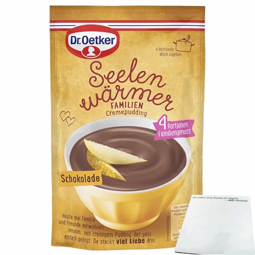 Dr.Oetker Seelenwärmer Familie Schokolade (99g Packung) + usy Block von usy