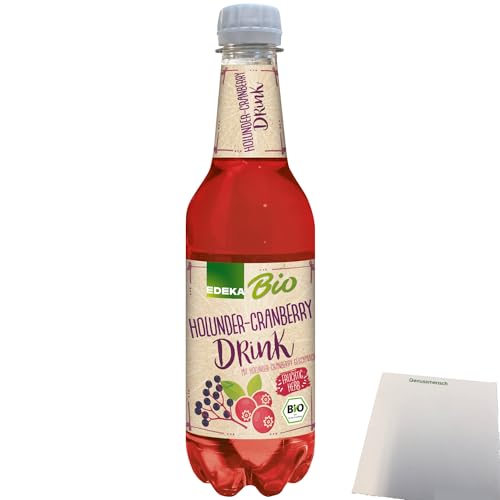 Edeka Bio Holunder-Cranberry Drink (500ml Flasche DPG) + usy Block von usy