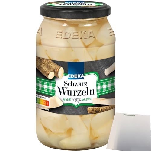 Edeka Schwarzwurzeln geschälte Abschnitte erntefrisch verarbeitet (540g Glas) + usy Block von usy