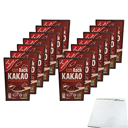 Gut & Günstig Back Kakao 14er Pack (14x250g Packung) + usy Block von usy