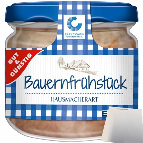 Gut&Günstig Bauernfrühstück Hausmacherart (250g Glas) + usy Block von usy