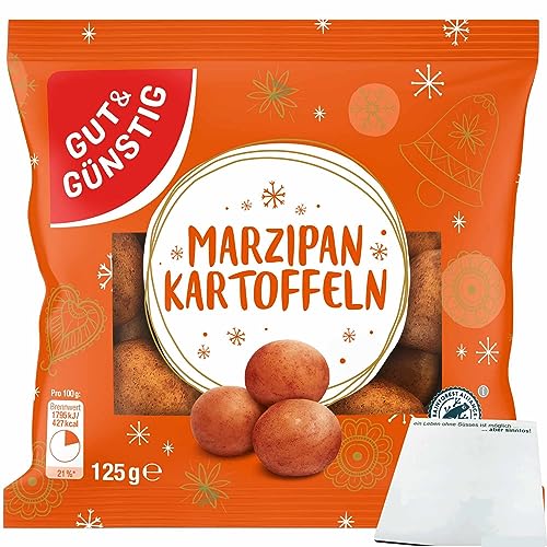 Gut & Günstig Marzipan Kartoffeln (125g Packung) + usy Block von usy