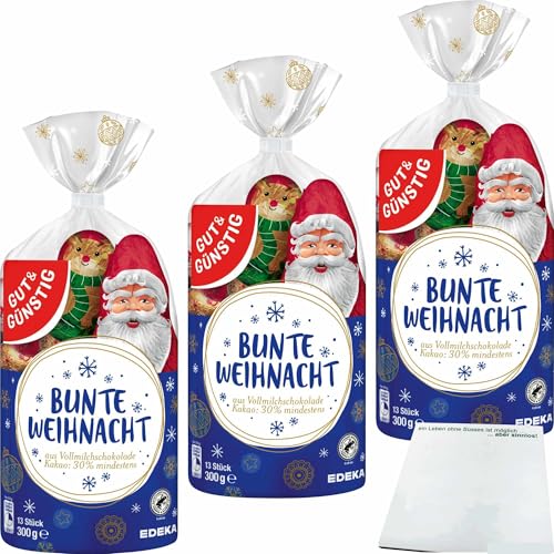 Gut&Günstig Weihnachtsmischbeutel 3er Pack (3x300g Packung) + usy Block von usy